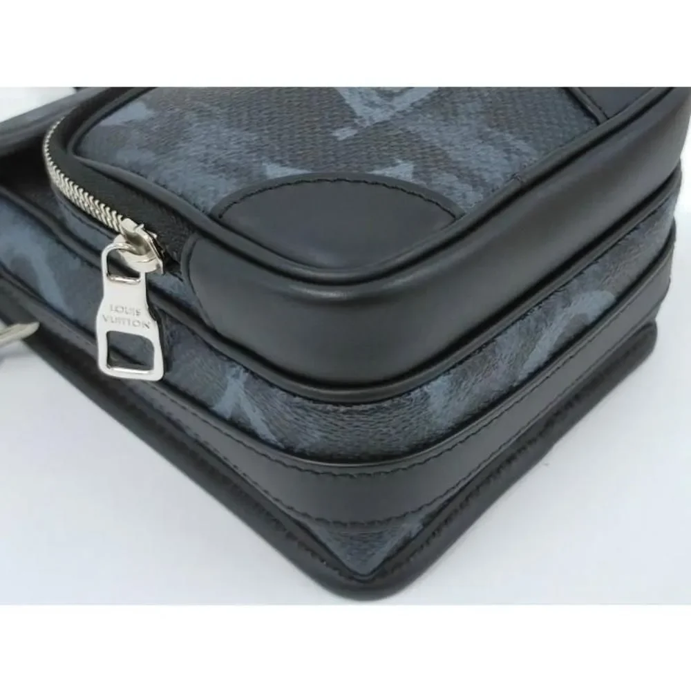 Louis Vuitton Messenger Crossbody Bag Monogram Pastel Noir